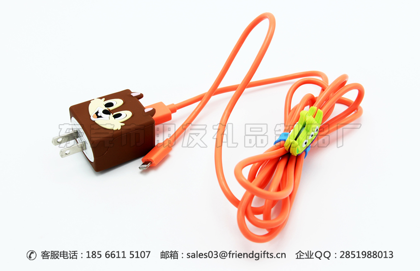 迪士尼授權商迪士尼硅膠手機充電保護套廠家