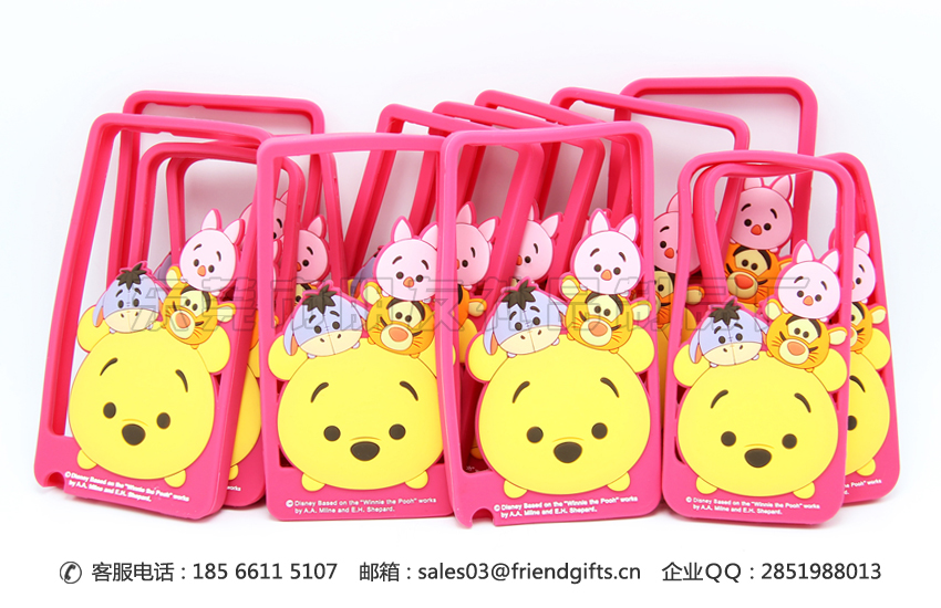 迪士尼授權生產TSUM TSUM卡通動物硅膠手機套廠商