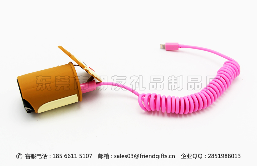 迪士尼審核驗廠授權生產迪士尼卡通手機充電器硅膠套訂做廠家